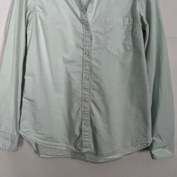 Gap The Fitted Boyfriend Striped Women's Shirt Size Small - Picture 4 of 12